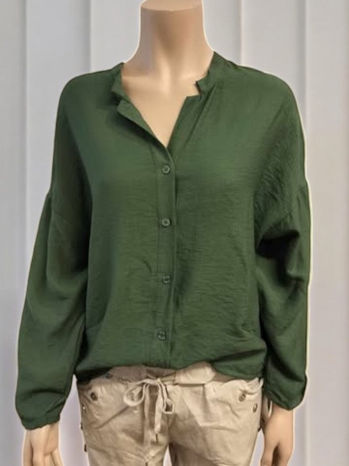 Lucy bluse, army