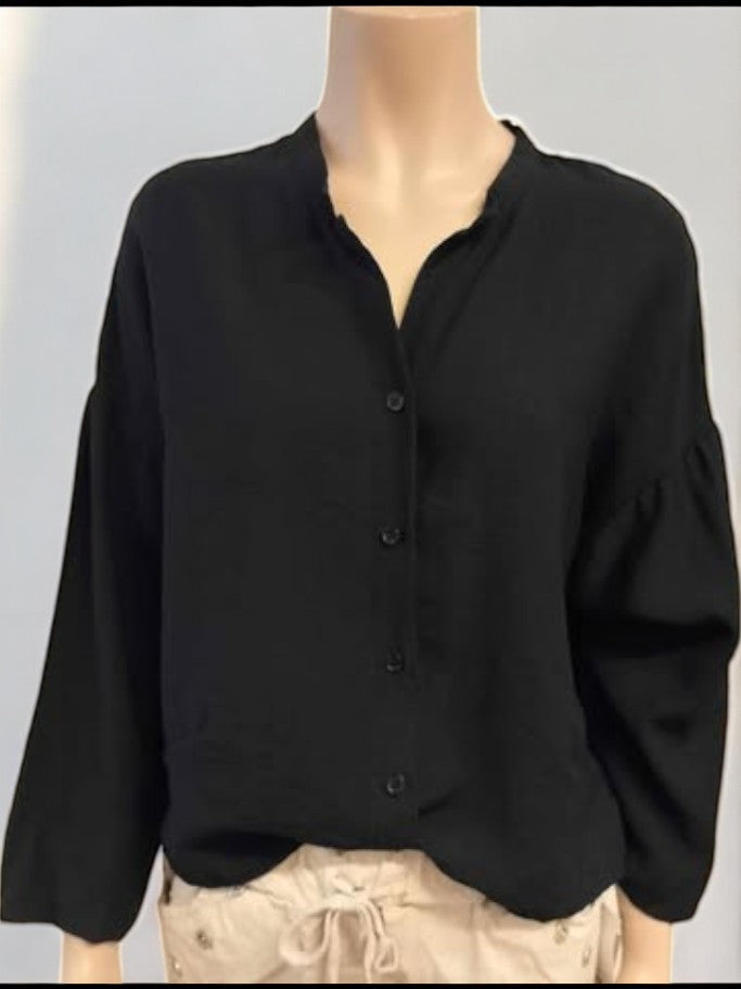 Lucy bluse, sort