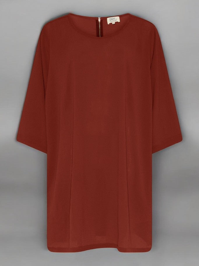 Linus kjole, paprika - Plus size