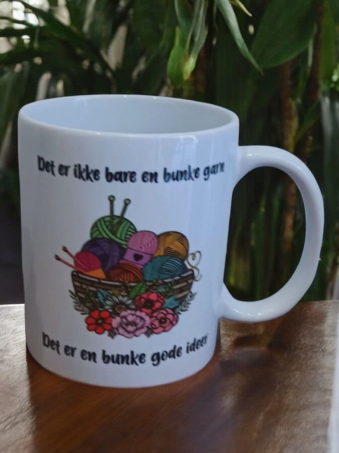 Det er ikke bare en bunke garn, det er en bunke gode ideer