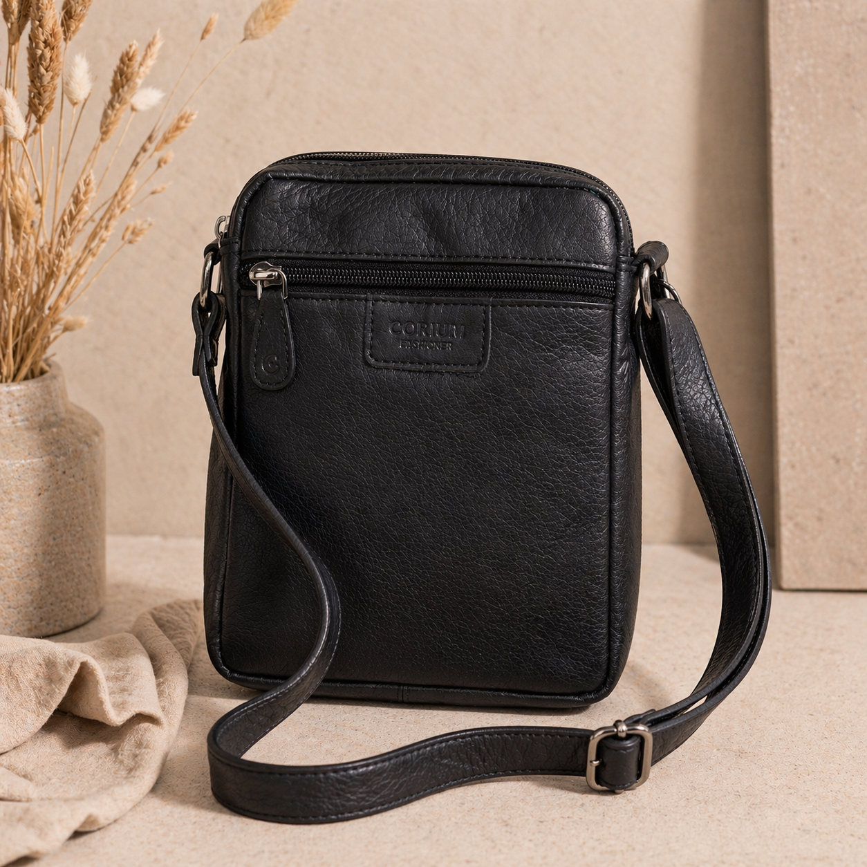 CORIUM LEATHER|BEVERLY HILLS CROSSBODY|SORT