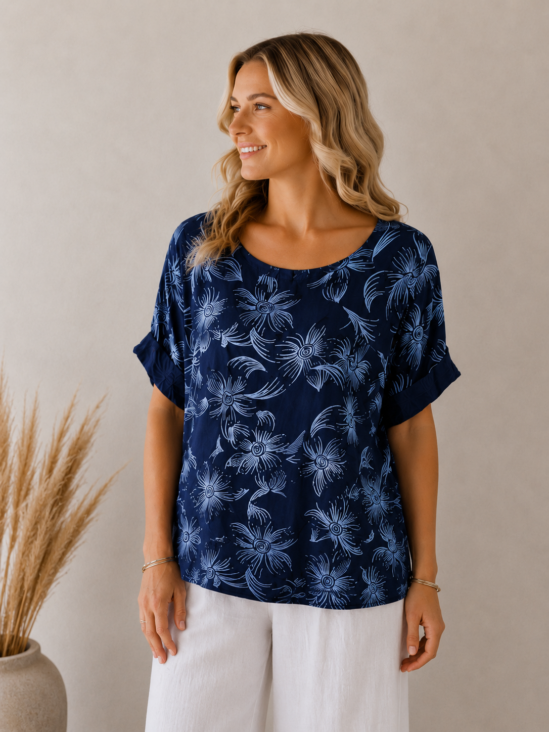TØJHUSET 70|ANITA BLUSE|MARINE