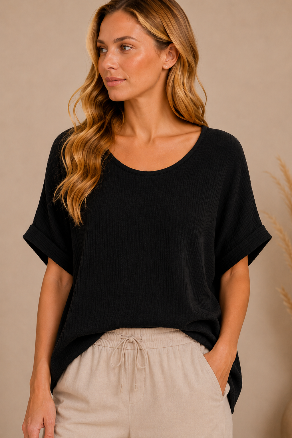Marika Bluse - Sort
