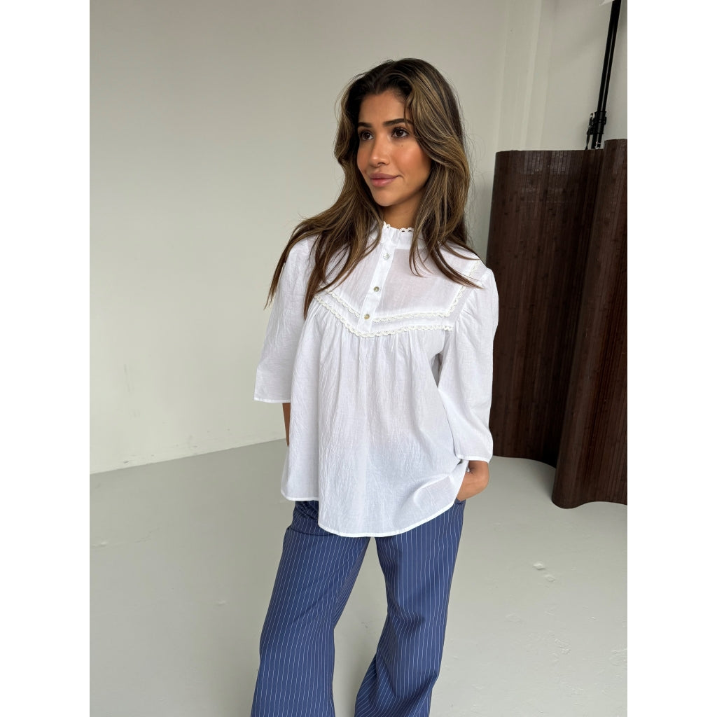 Isa bluse, hvid