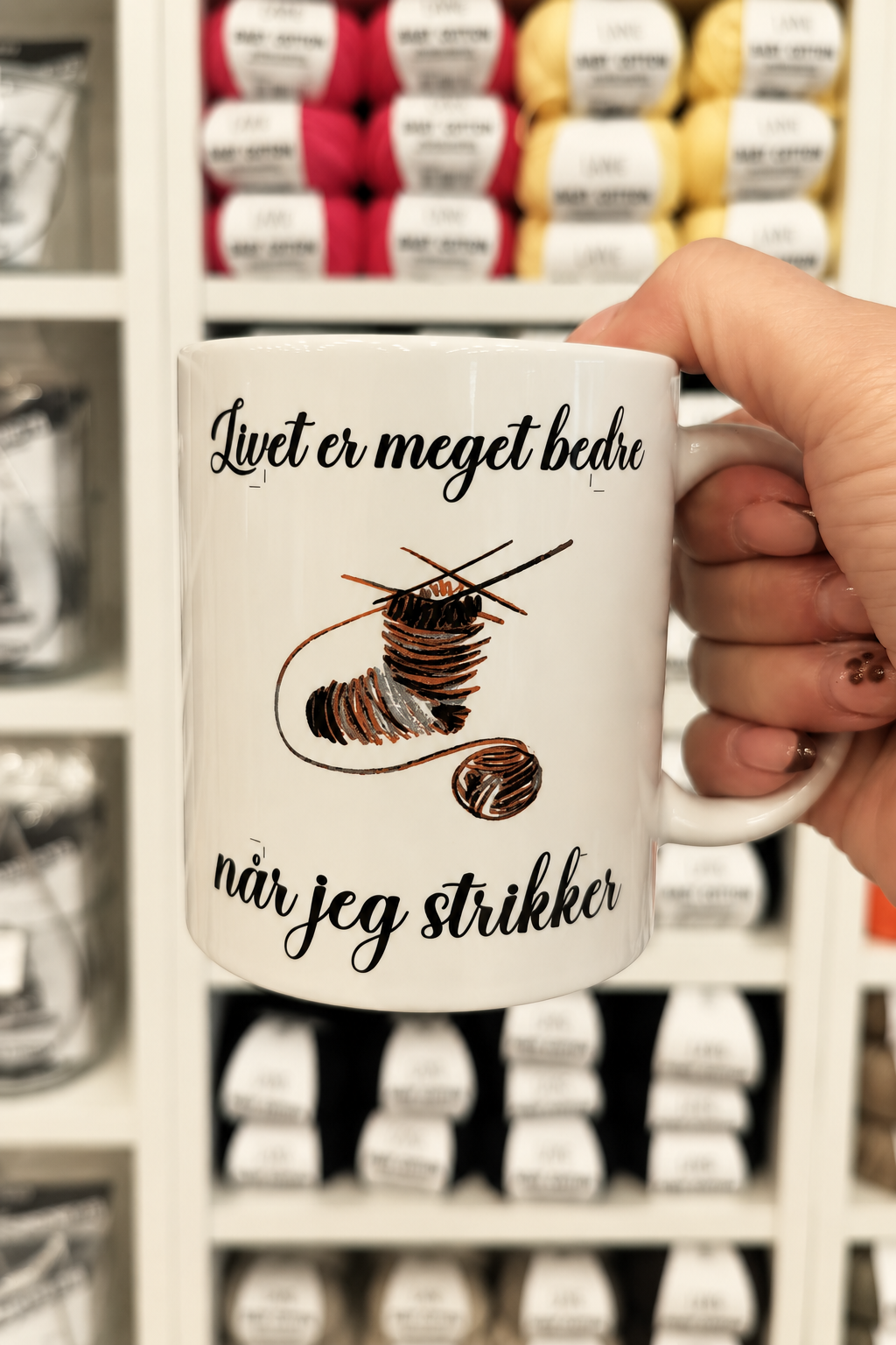 Livet er meget bedre når du strikker
