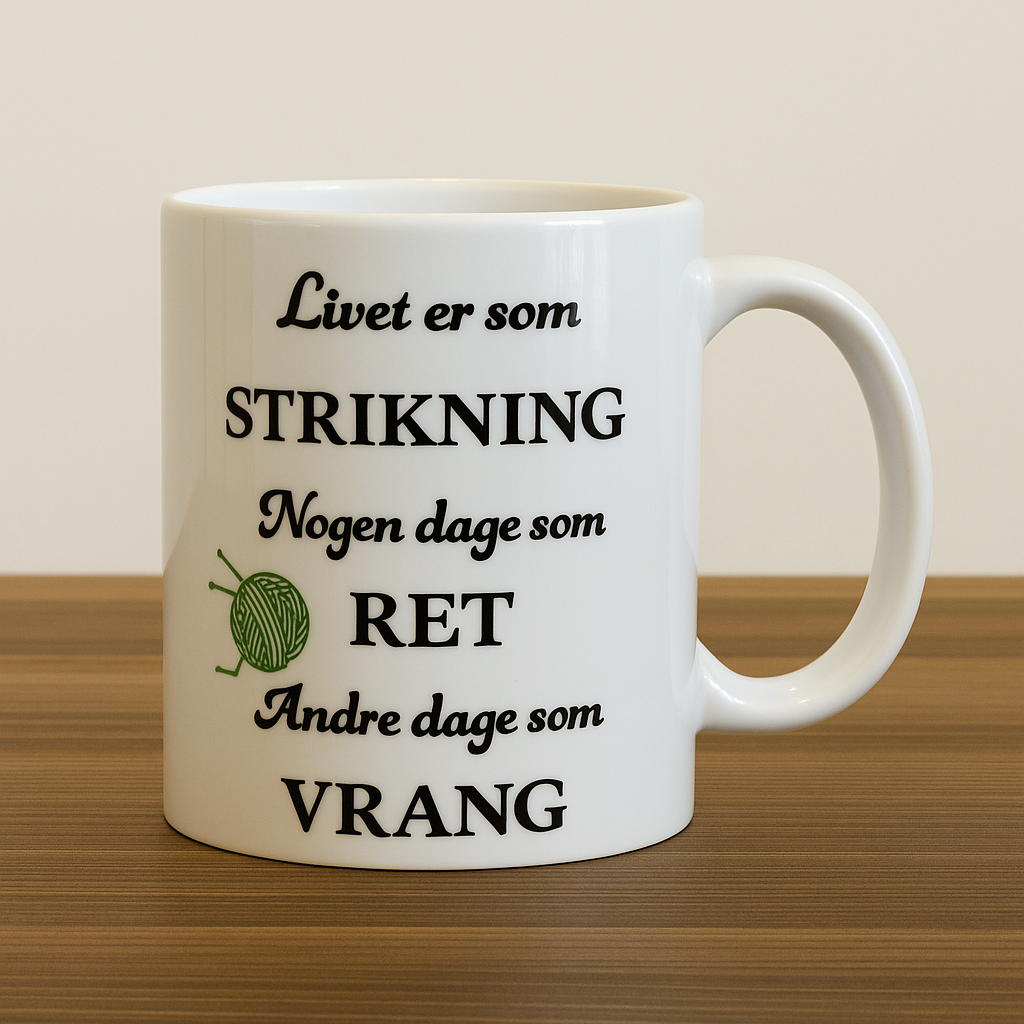 Krus – “Livet er som strikning