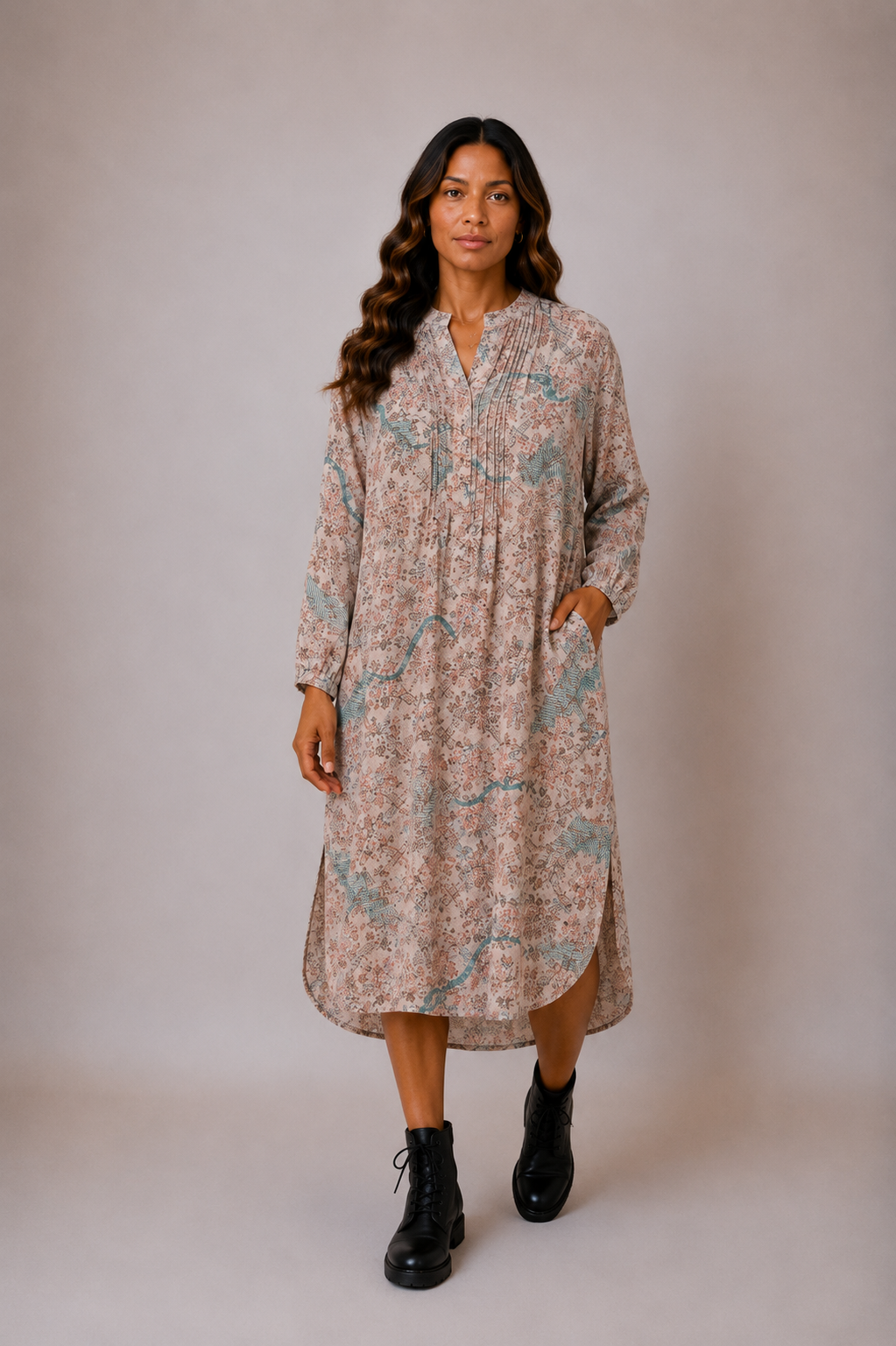 City skjortekjole 35 - S/M