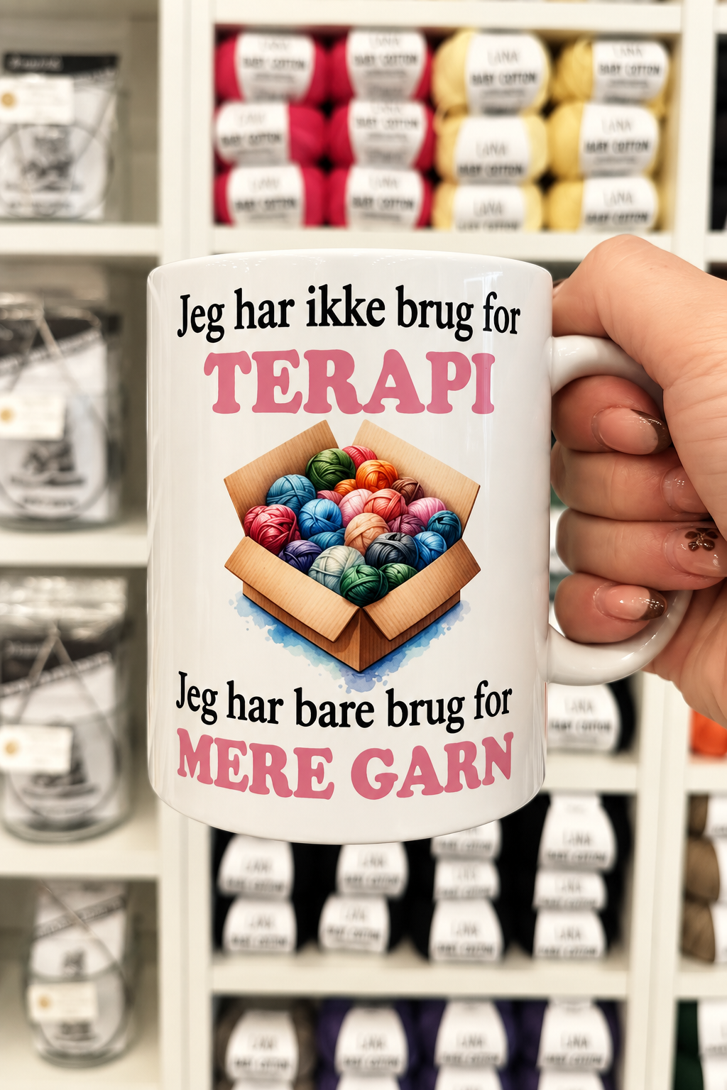 Jeg har ikke brug for terapi, jeg har brug for mere garn