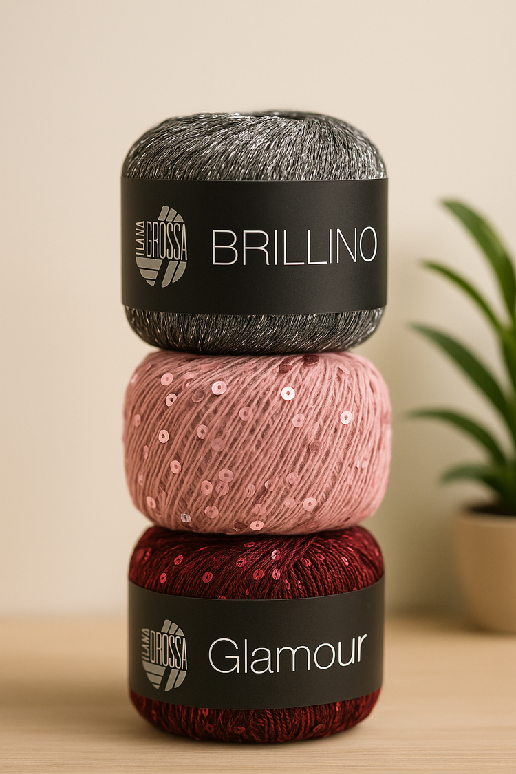 Glitter & effekt garn