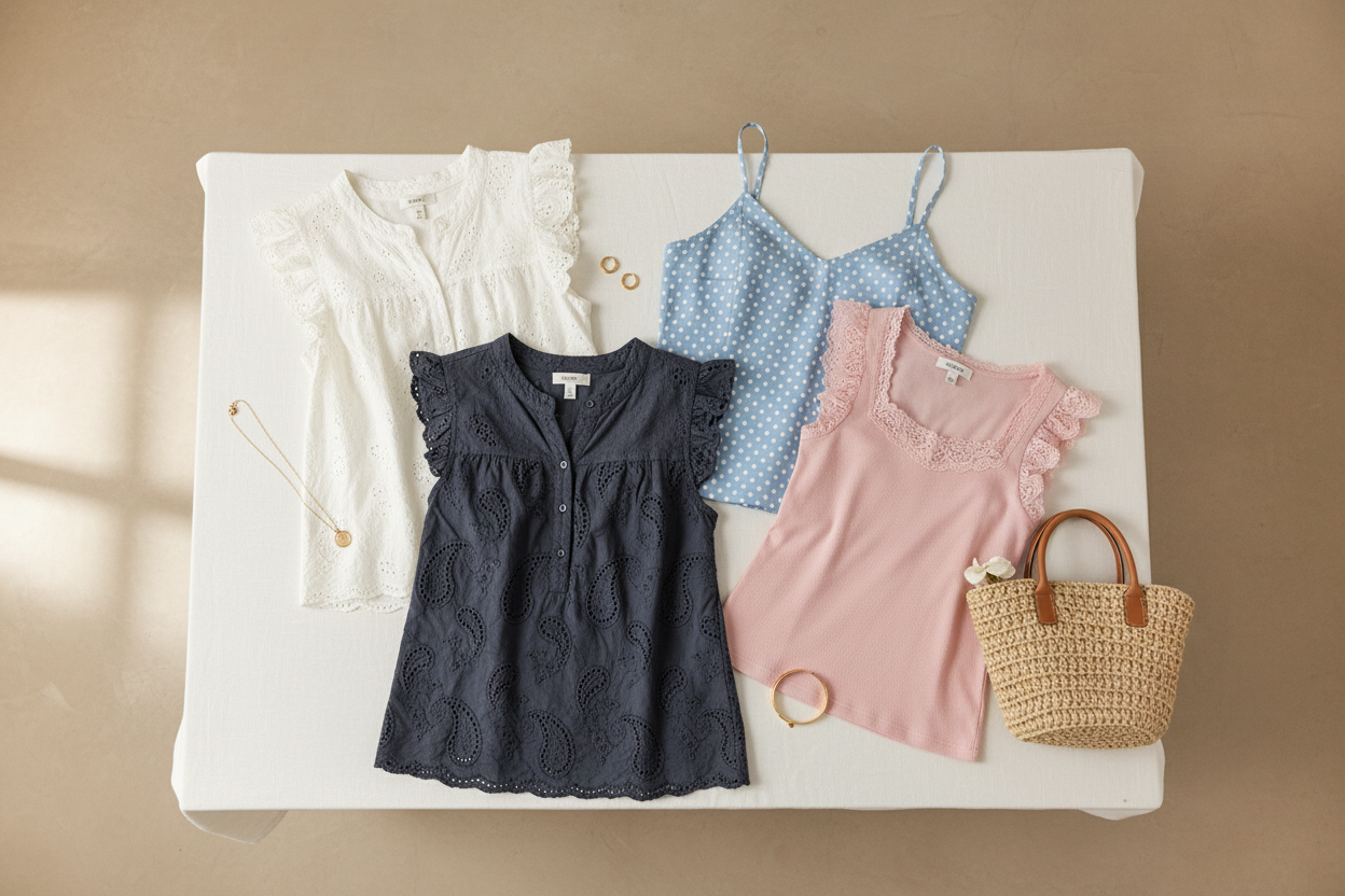 Toppe kategori banner - flat lay