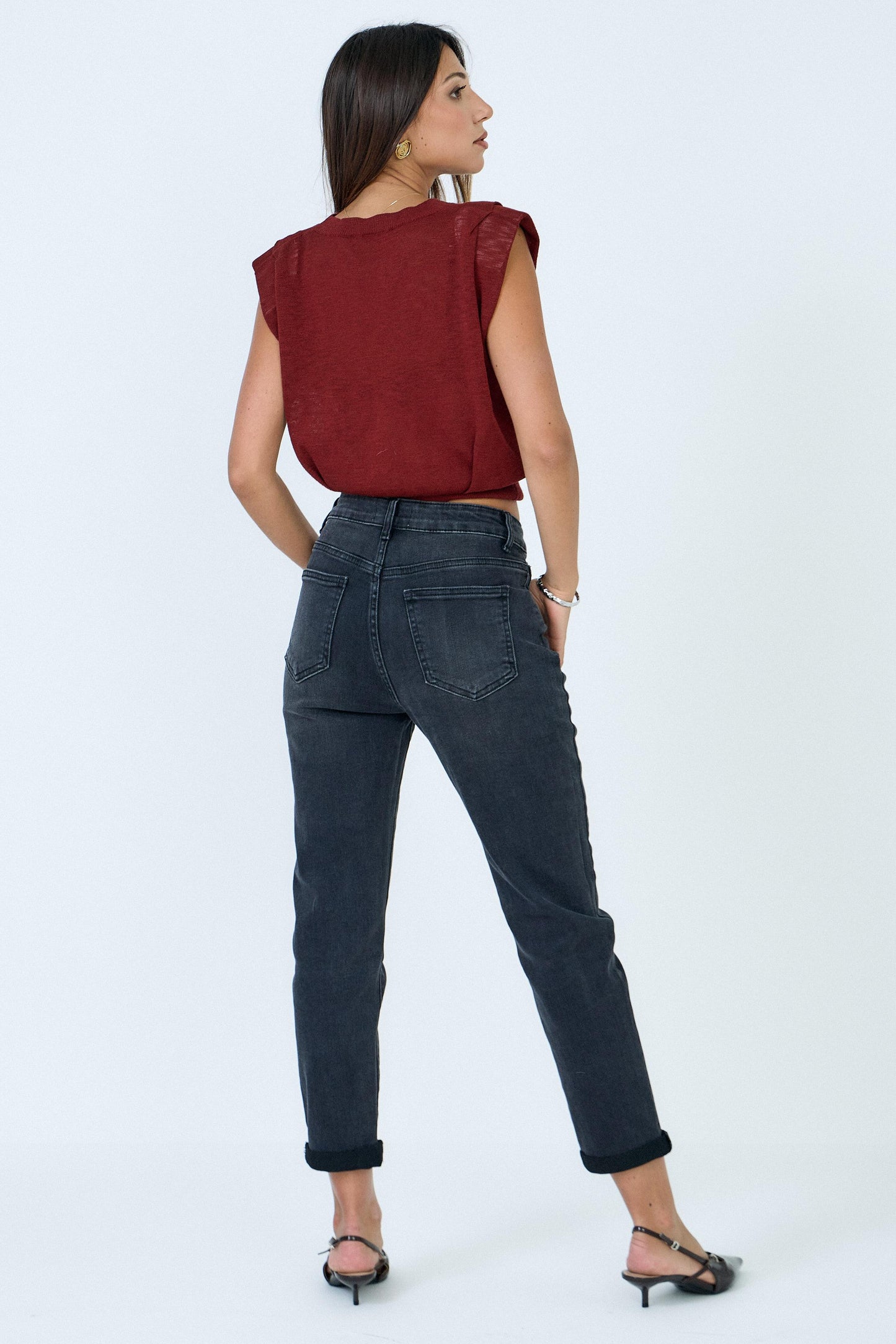 Jeanne Jeans - Dark Grey