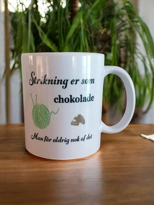 Strikning er som chokolade, grøn