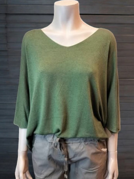 Inez bluse, army