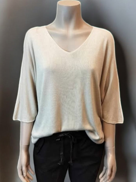 Inez bluse beige