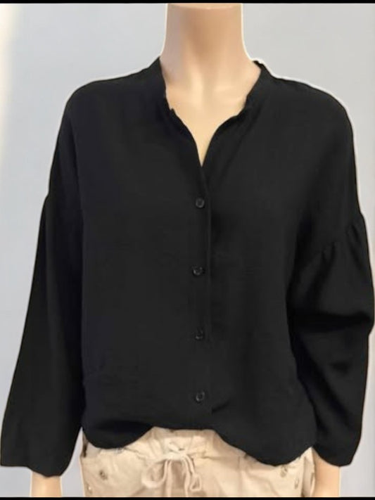Lucy bluse, sort