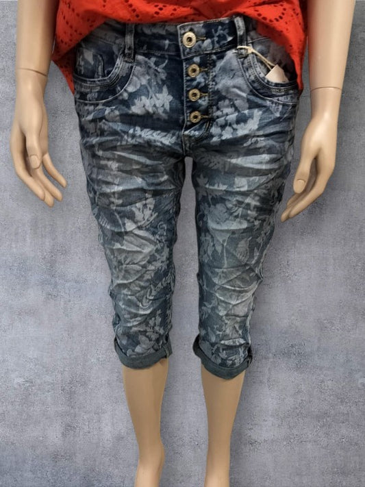 Rose capri, denim