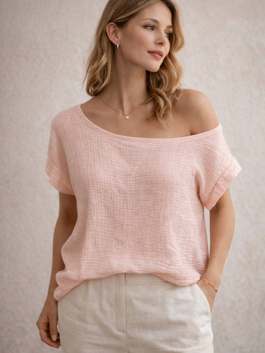 TØJHUSET 70|MARIKA BLUSE| ROSA
