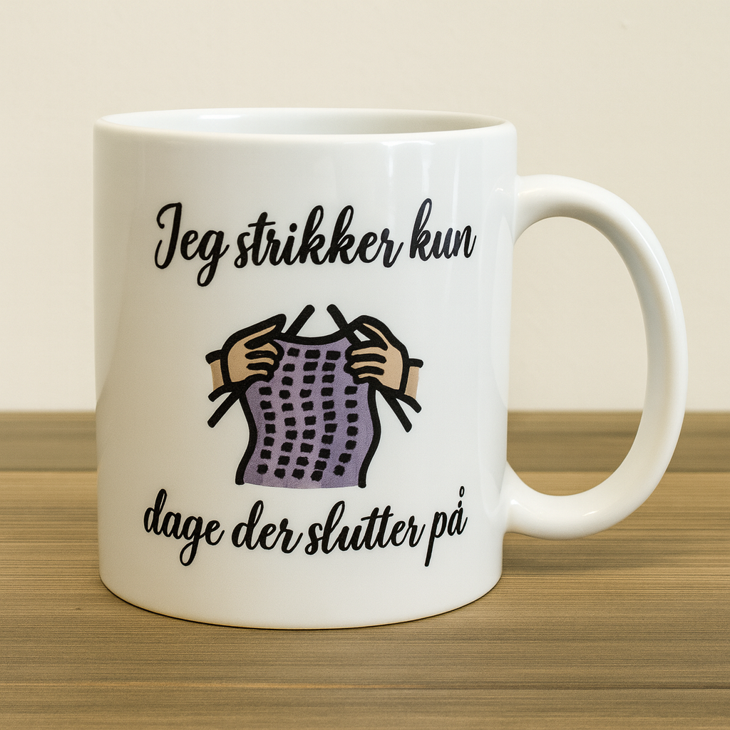 Krus – “Jeg strikker kun på dage der slutter på G”