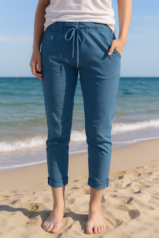 Paulina buks jeans blå