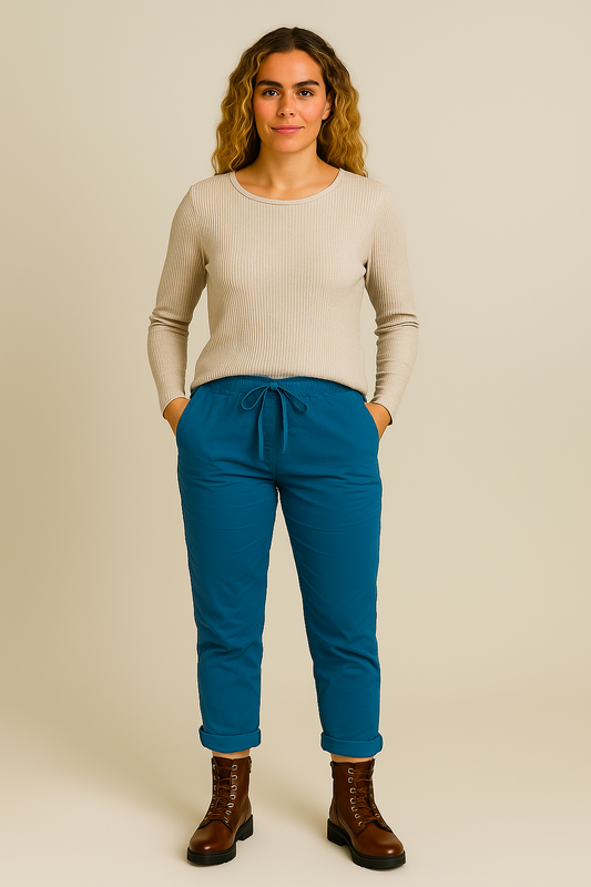 Magic pants, petrolblå