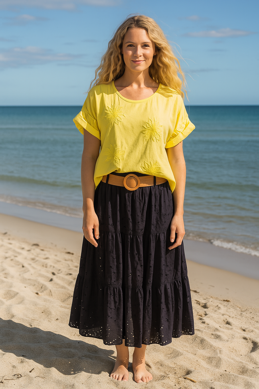 Sandy nederdel, marine