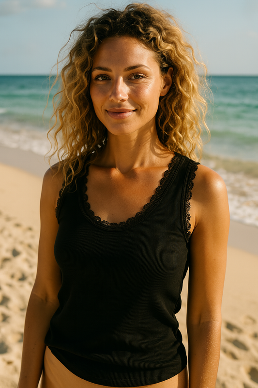 Lydia top, sort