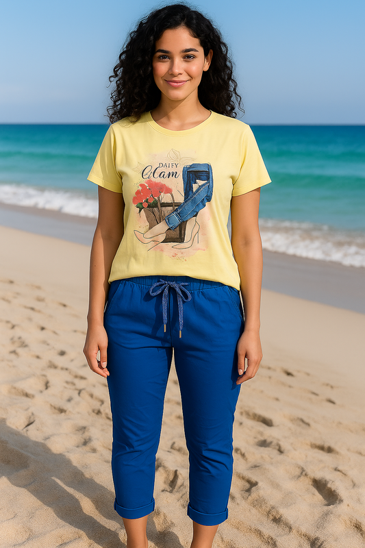 Amalie t-shirt, gul