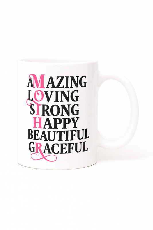 Elegant “MOTHER” krus