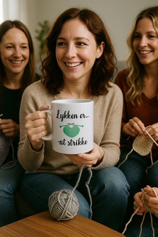 Lykke er at strikke