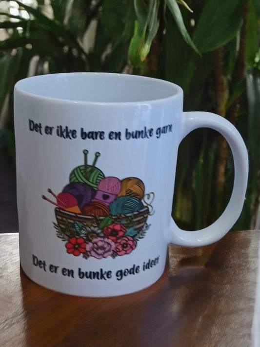 Det er ikke bare en bunke garn, det er en bunke gode ideer