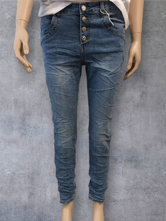 Karostar jeans, lys denim