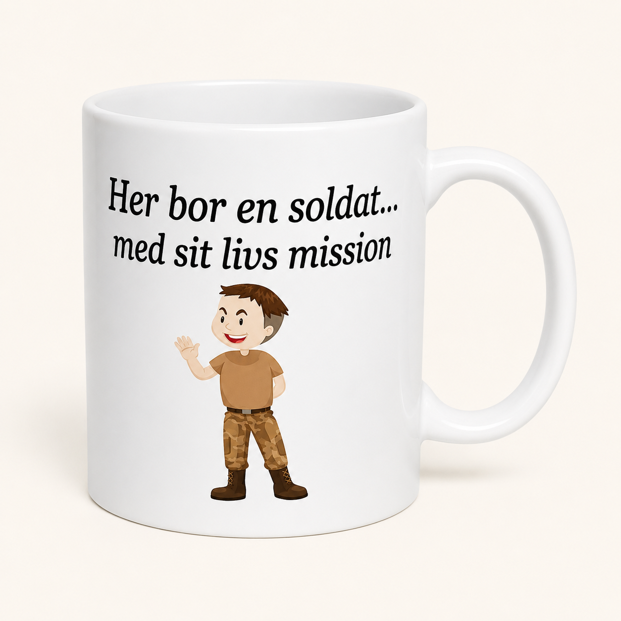 B-DESIGN|HER BOR EN...|SOLDAT
