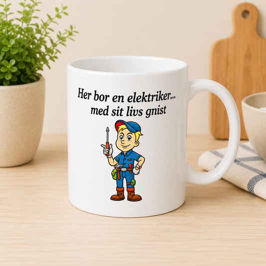 Her bor en Elektriker