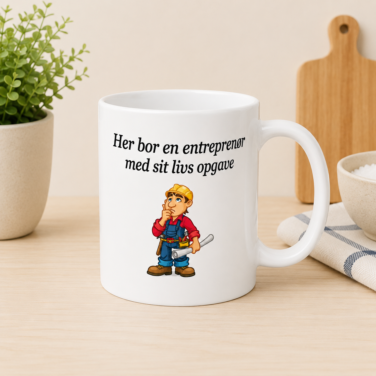 Her bor en Entreprenør