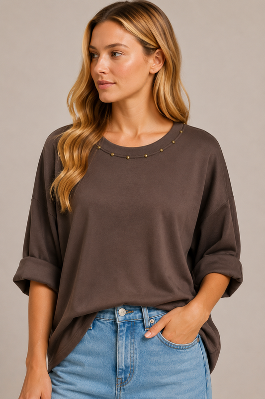 Agnes Sweatshirt - Brun