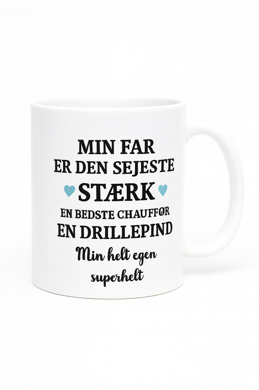 Krus – “Min far er den sejeste” 🖤☕