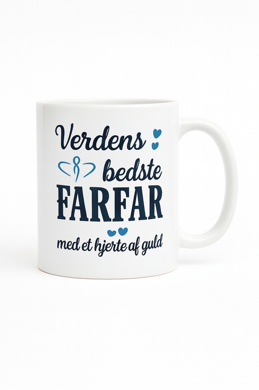 Krus – “Verdens bedste farfar” 💙☕