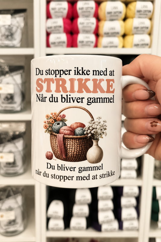 Du stopper ikke med at strikke