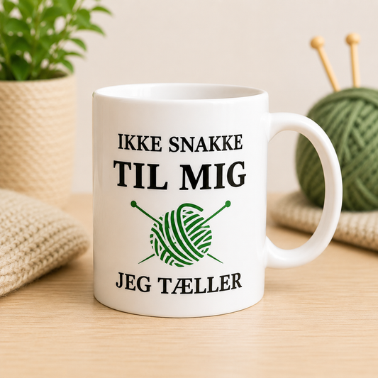 B-DESIGN|IKKE SNAKKE TIL MIG|GRØN