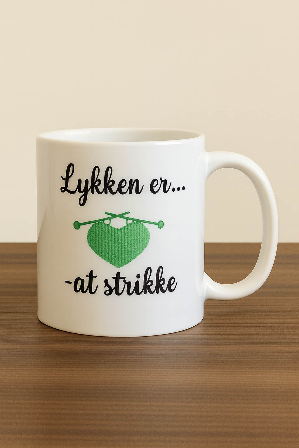 Krus – “Lykken er… at strikke”