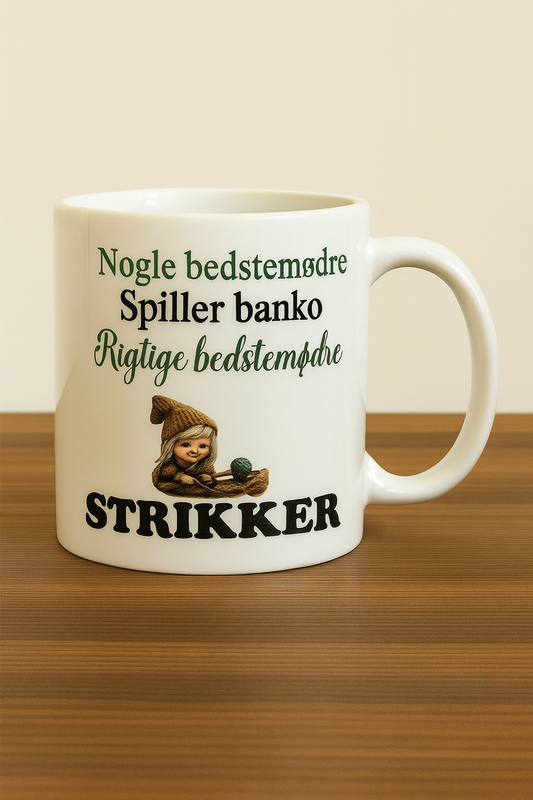 Krus – “Rigtige bedstemødre strikker”
