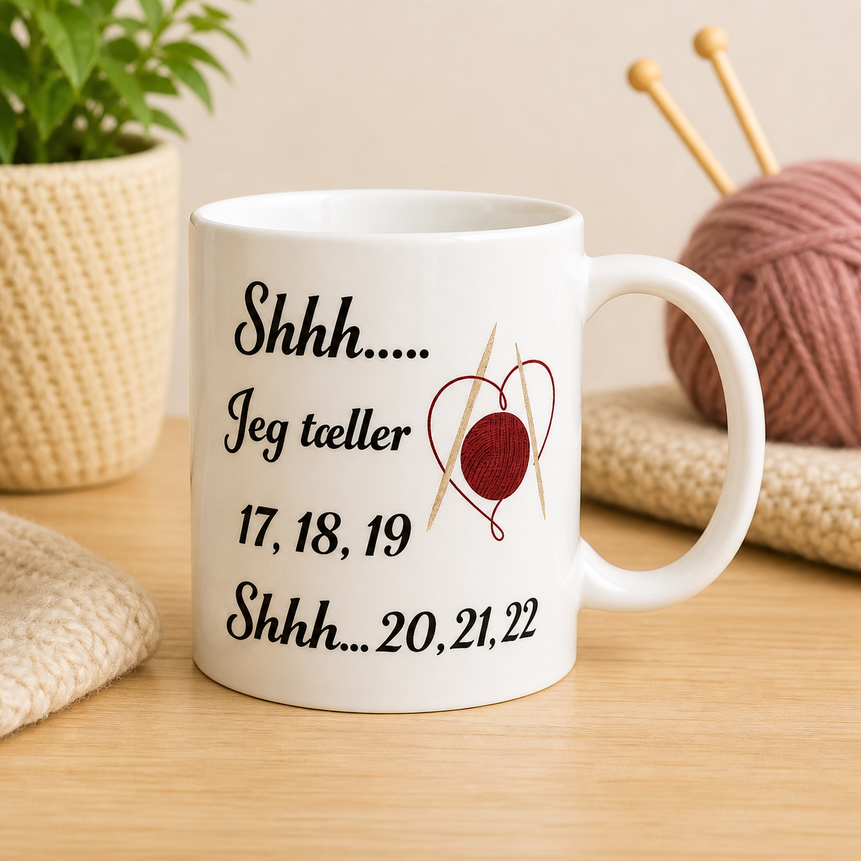 B-DESIGN|SHHH... JEG TÆLLER|RØD