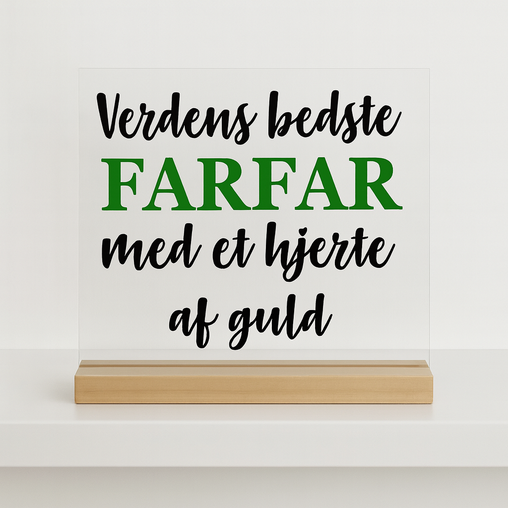 Verdens bedste FARFAR – med et hjerte af guld