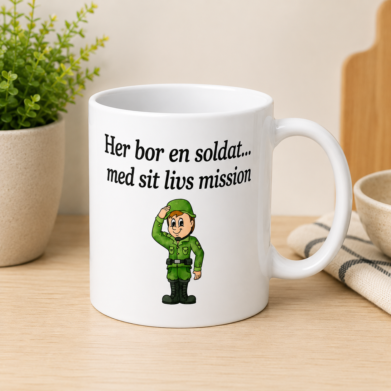 Her bor en Soldat