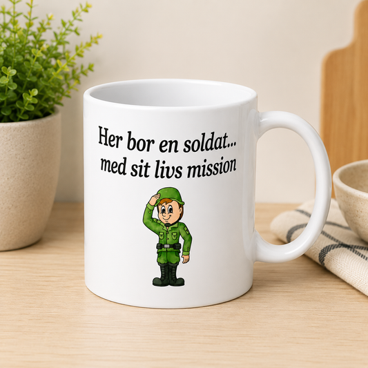 Her bor en Soldat