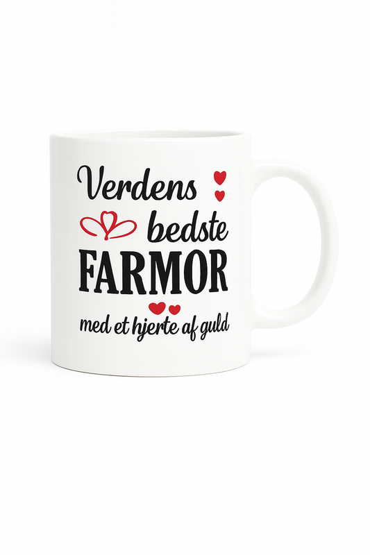 Krus – “Verdens bedste farmor” ❤️☕