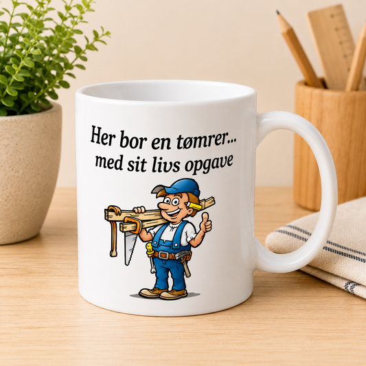 Her bor en Tømrer