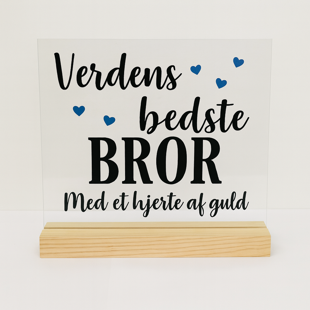 💙 Verdens bedste BROR – med et hjerte af guld