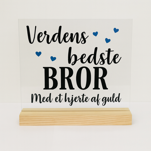 💙 Verdens bedste BROR – med et hjerte af guld