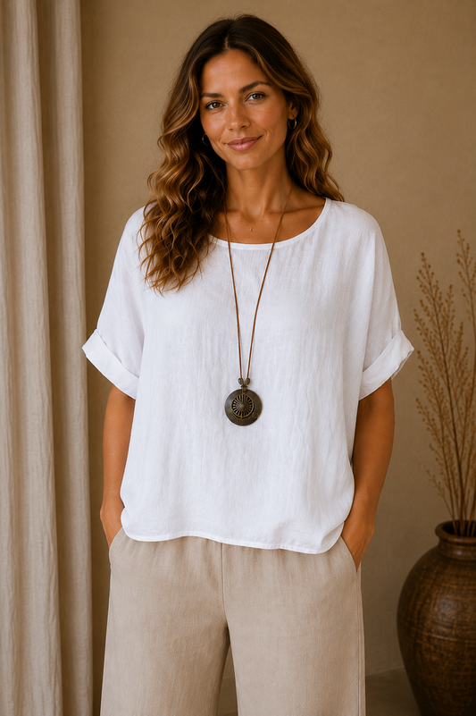 Luna Bluse - Hvid